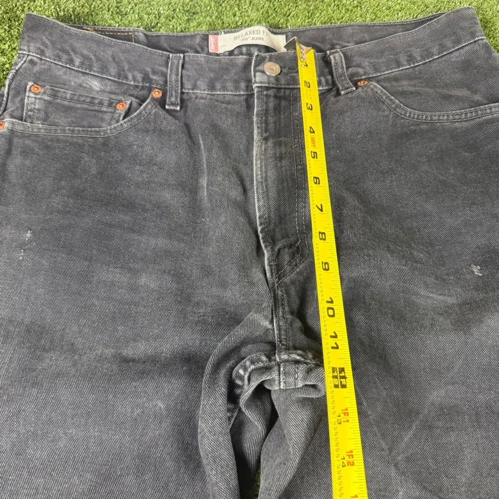 Vintage‎ Levis 550 Relaxed Fit Jeans Mens 36x30 Faded Black Denim Made in Canada